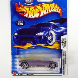 Hot Wheels Whip Creamer II #026 First Editions 14/42 Purple Die-Cast Car 2003